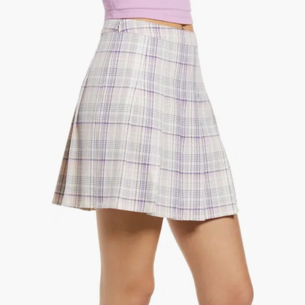 Plaid Mini Skirt